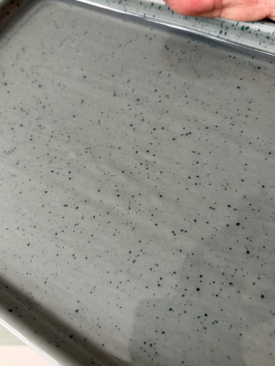 Schönwald serveerschaal, gespikkeld blauw en bruin, Tafelaccessoires, Keramiek (foto 6 van 9)