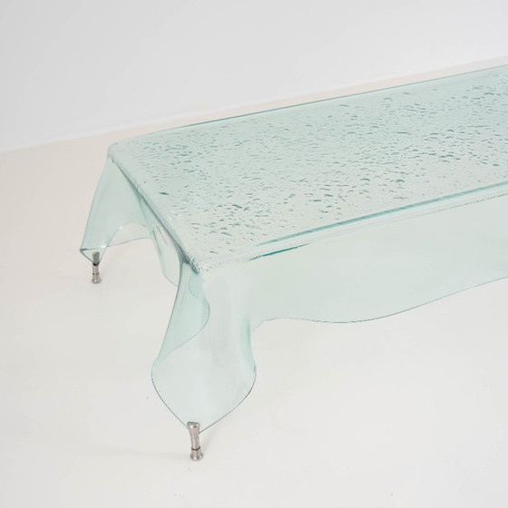 Image 1 of Table basse en cristal « Mouchoir »