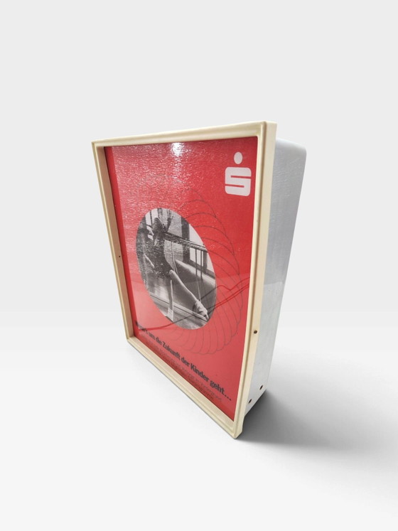 Insegna luminosa vintage / Sparkasse / Pubblicità, Oggetti decorativi, Metallo, Plastica, Rosso (foto 8 di 10)