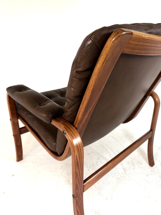 Image 1 of 2x vintage fauteuil, Göte Möbler, Nassjö Zweden, jaren ‘70