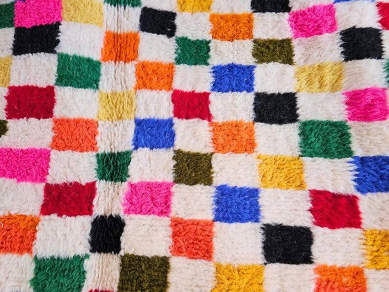 Multicolored Berber Moroccan Rug 250cm x 150cm – Rugs & carpets, Wool (photo 4 of 8)
