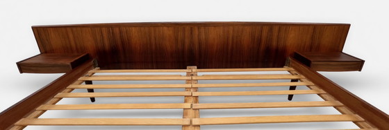 Image 1 of Letto galleggiante in palissandro danese di Sannemans Møbelfabrik