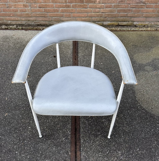 4x Fasem P40 design eetkamerstoelen 