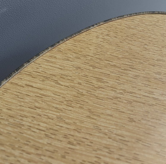 Bruin Driehoekig Plantentafeltje jaren 60 – Wood, lamine (photo 3 of 8)