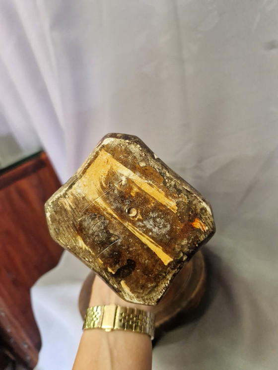 Image 1 of Antica scultura religiosa di Gesù in vaso a campana