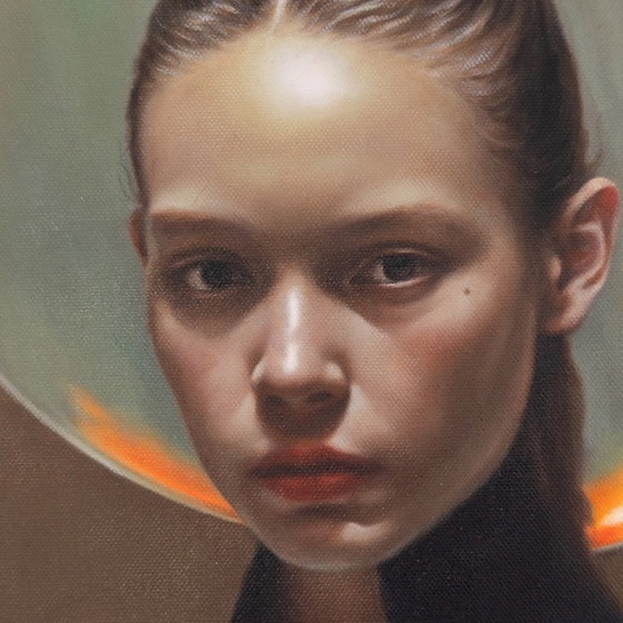 Image 1 of "Satellite of Love" oil on canvas