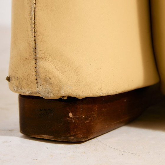 Image 1 of MK11585 Juego de cuero Maralunga de Vico Magistretti para Cassina. Juego de 3