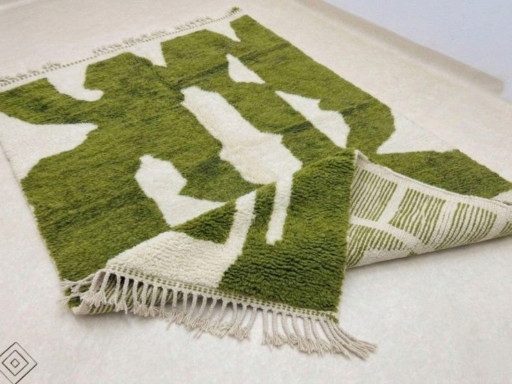 Alfombra marroquí hecha a mano de 200 cm x 250 cm. – vloerkleden en tapijten, Cotton (photo 2 of 6)