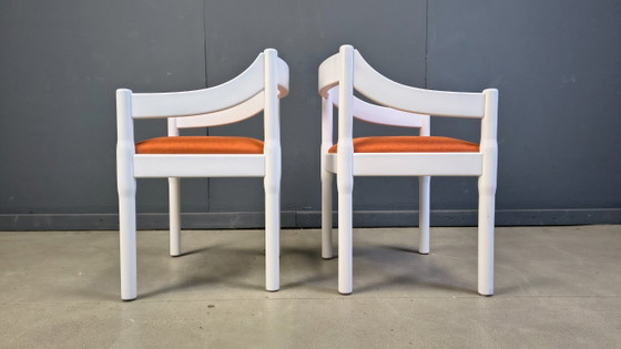 Image 1 of Conjunto de 4 sillones Carimate de Vico Magistretti, década de 1960.