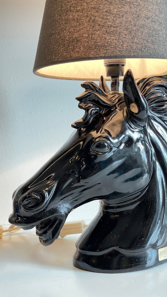 Image 1 of 80s horse lamp by Codico Strasbourg