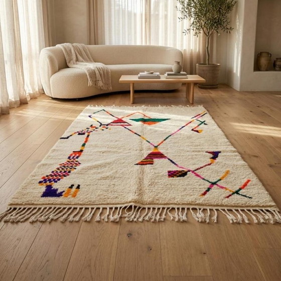 Autentico tappeto berbero marocchino tessuto a mano, 220 cm x 320 cm – Tappeti, Cotton (photo 6 of 11)
