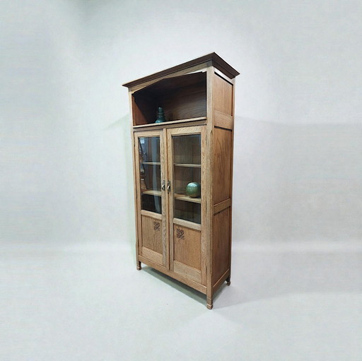 Antiker Art-Deco-Vitrinenschrank aus den 1930er Jahren