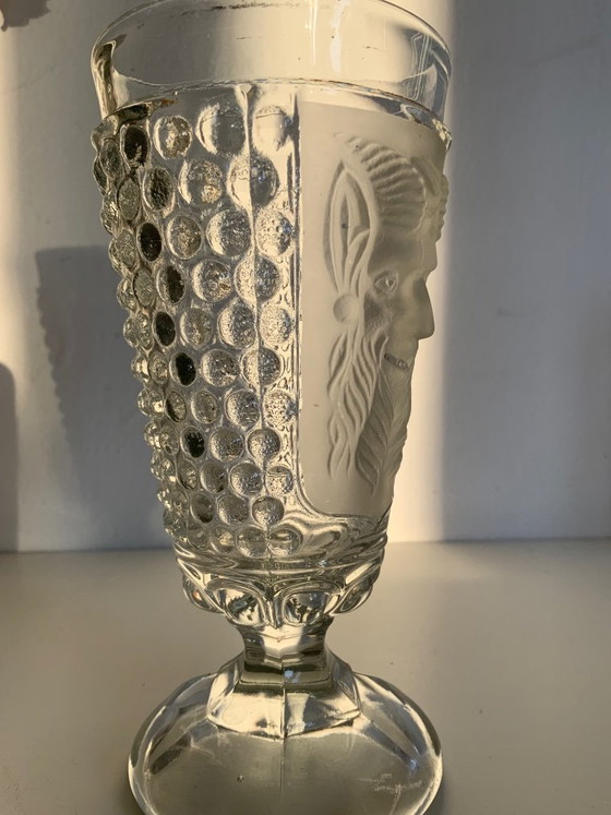Image 1 of Rara copa Art Nouveau de S. Reich & Co. "Diablo y Mil Ojos"