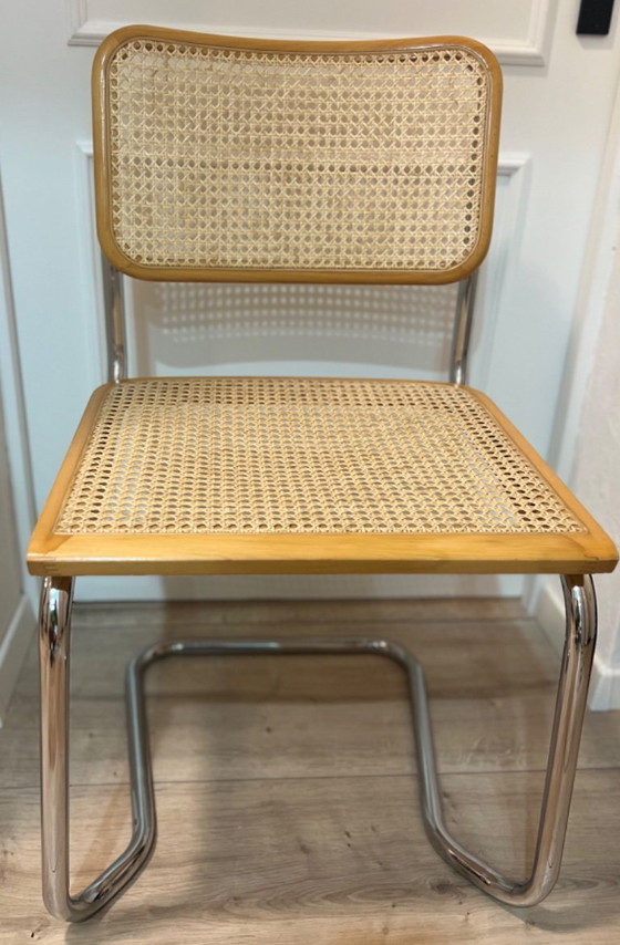 Image 1 of 6x Cesca Marcel Breuer stijl Made in Italy