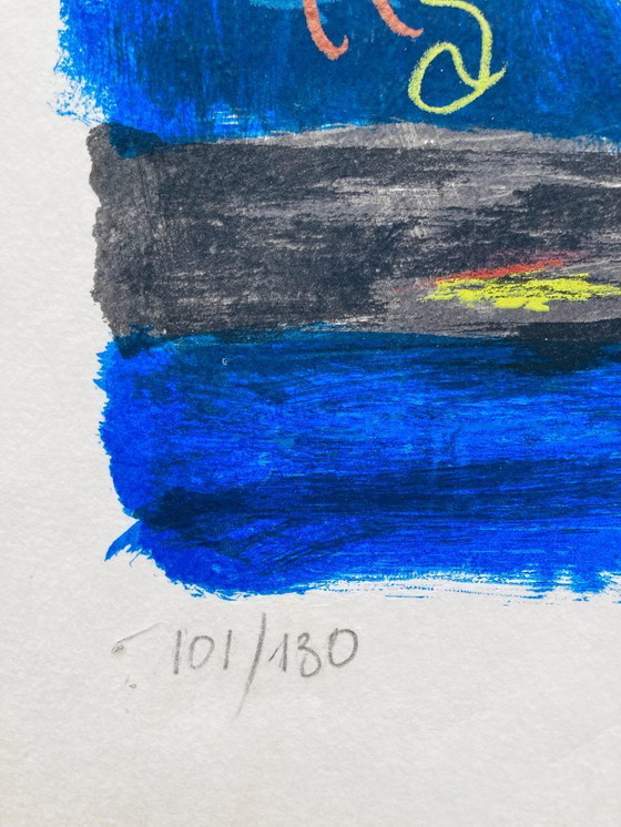 Image 1 of Franz L Lauter - Gato azul - Serigrafía