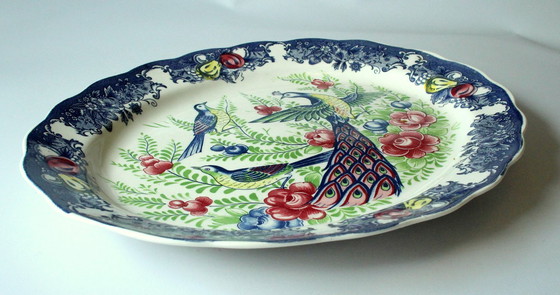 Image 1 of Raro grande piatto da portata in ceramica - made in Japan - vintage