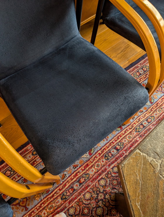 Image 1 of Chaises de salle à manger Leolux Cimaronne 4x