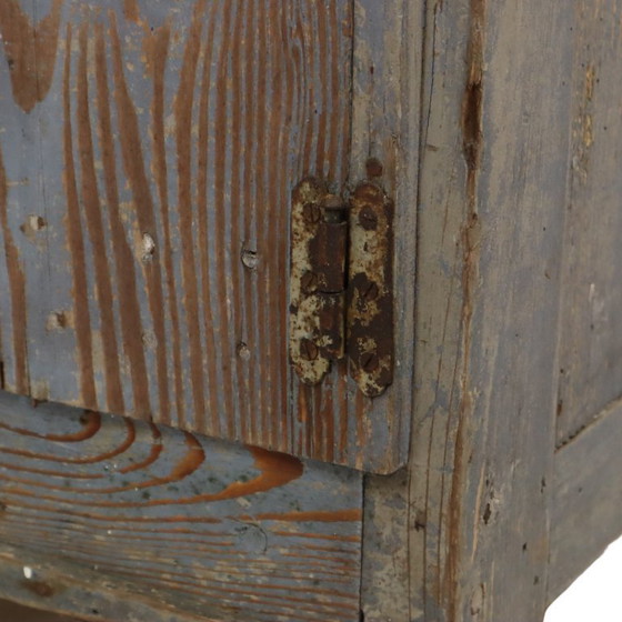 Image 1 of Characterful Old Blue Workbench Sideboard