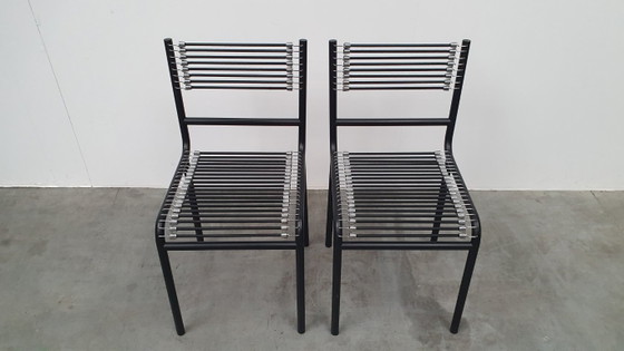 Rene Herbst Sandows design chairs Bauhaus Vintage sandow I – Dining chairs, Metal, Rubber (photo 3 of 17)