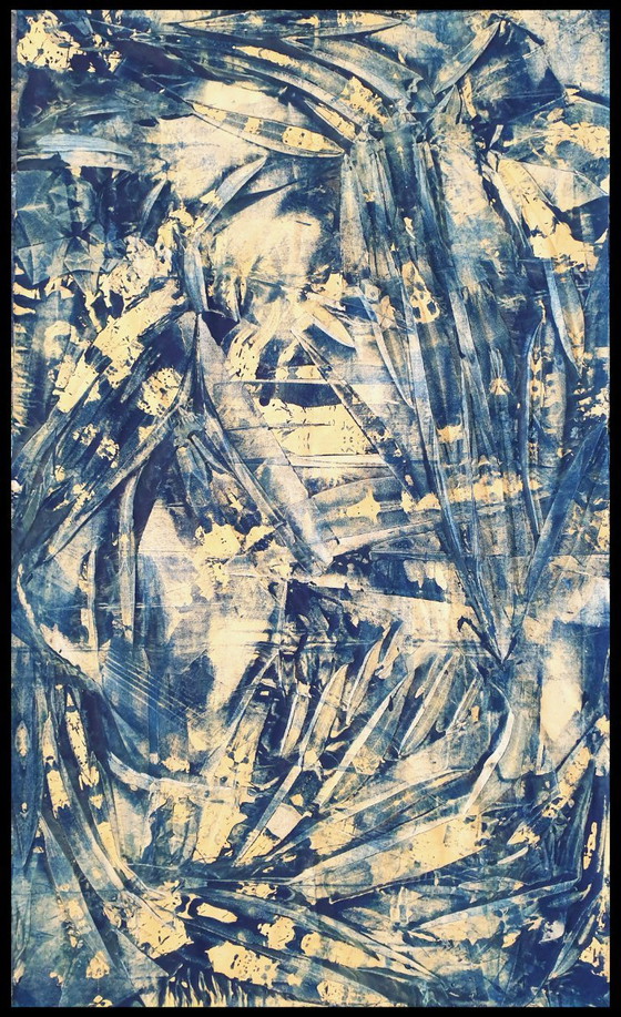 Jürgen Angeler - Blue Golden Seahorse – Paintings & Drawings, Canvas (photo 13 of 30)