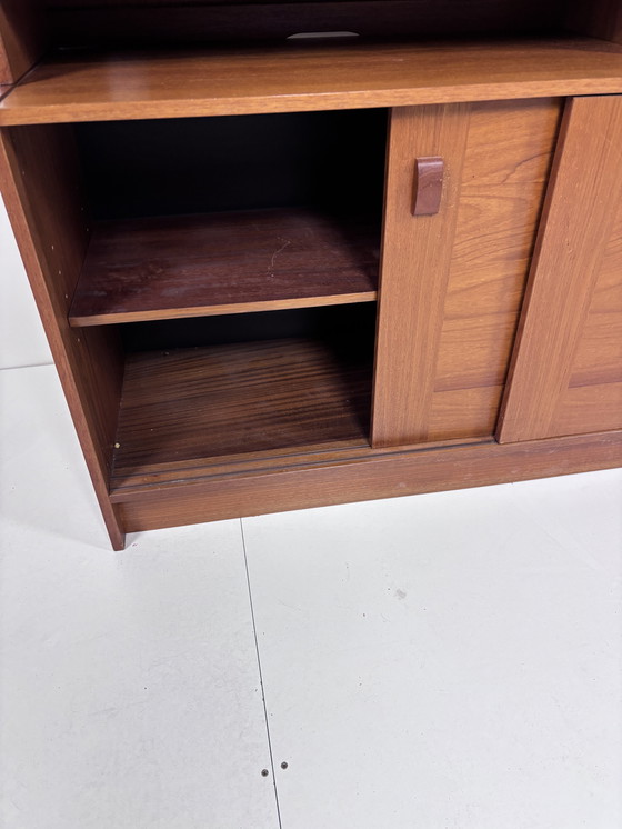 Image 1 of Vintage Teak Domino Kast Highboard Secretaire