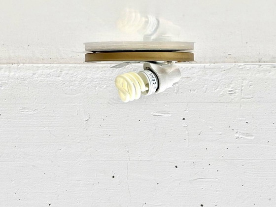 Image 1 of Amber-colored bubble glass wall lamp by Helena Tynell for Limburg, 1960s