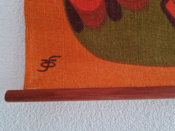Vintage wandkleed met kip en kuiken van Hans Jurgen Schöbel -70s – Södahl Design Denmark, Wanddecoratie (photo 5 of 6)