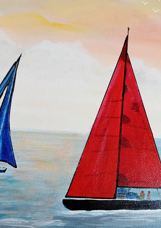 Image 1 of Gemälde "Segel"