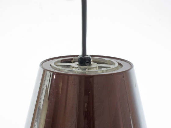 Lampada a Sospensione Vintage UFO Space Age Anni '70 | Marrone Bianco – Lampade a sospensione, Plastica (photo 6 of 9)