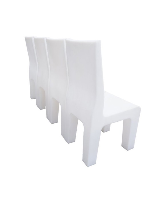 Image 1 of Ensemble de 4 chaises de musée Richard Hutten