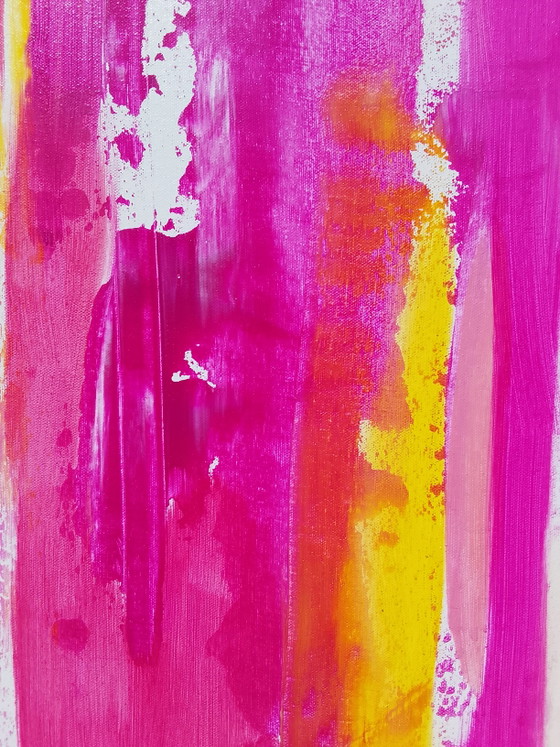 Image 1 of Acrylverfschilderij #Phalenopsis XL 150x100cm