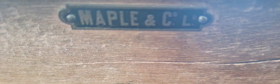 Image 1 of Mahoniehouten dressoir, gesigneerd Maple & Co - 19e eeuw