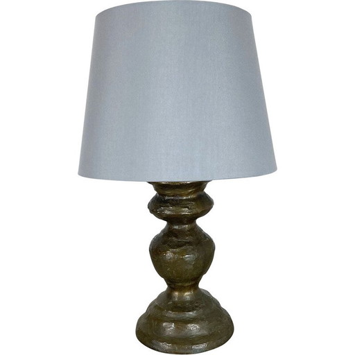 Vintage bronze table lamp, Austria 1960s