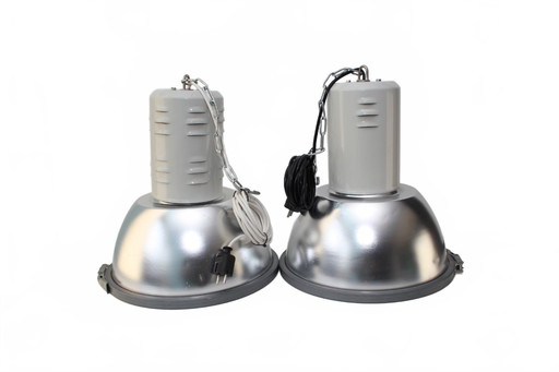 Cariboni Vulcano Industrie-Pendelleuchten (2x)