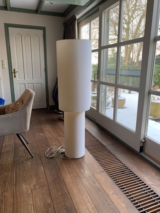 2 lampade da terra in tessuto alte 145 cm