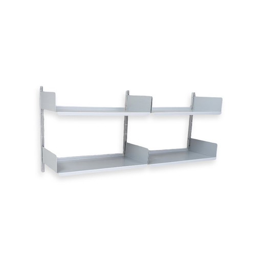 Étagère murale originale Dieter Rams 606 Vitsoe, design en aluminium, large