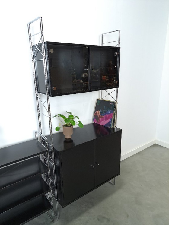 Image 1 of Ensemble d'armoires et d'étagères modulaires Denka de design danois