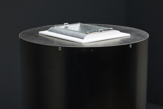 Image 1 of Monumental Stainless-Steel Uplighters by Targetti, Italy, 1970s