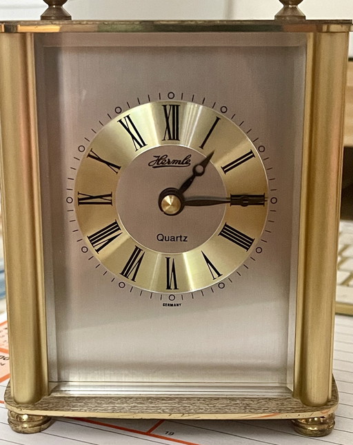 Vintage Hermle Quartz German Clock