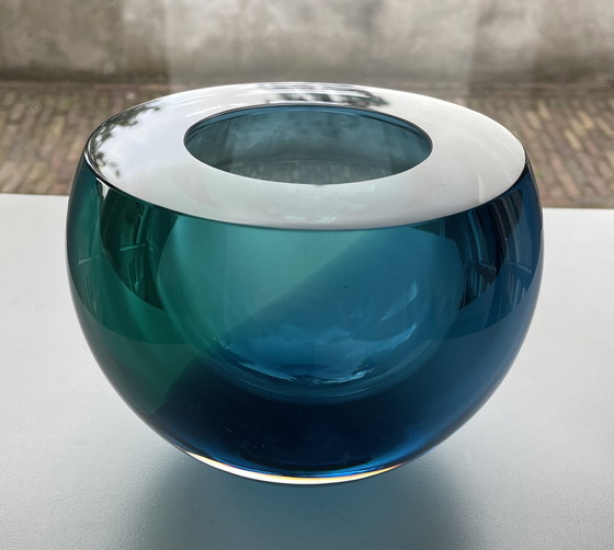 Image 1 of Einzigartiges Glasobjekt „AQUA“ des Glaskünstlers George Broft