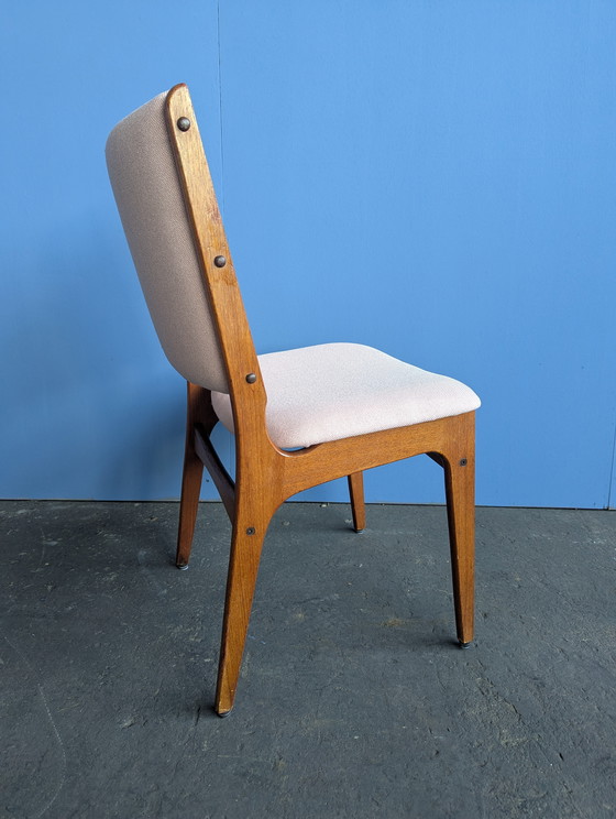 Image 1 of Chaises de salle à manger vintage danoises en teck, Erik Buch, années 1960