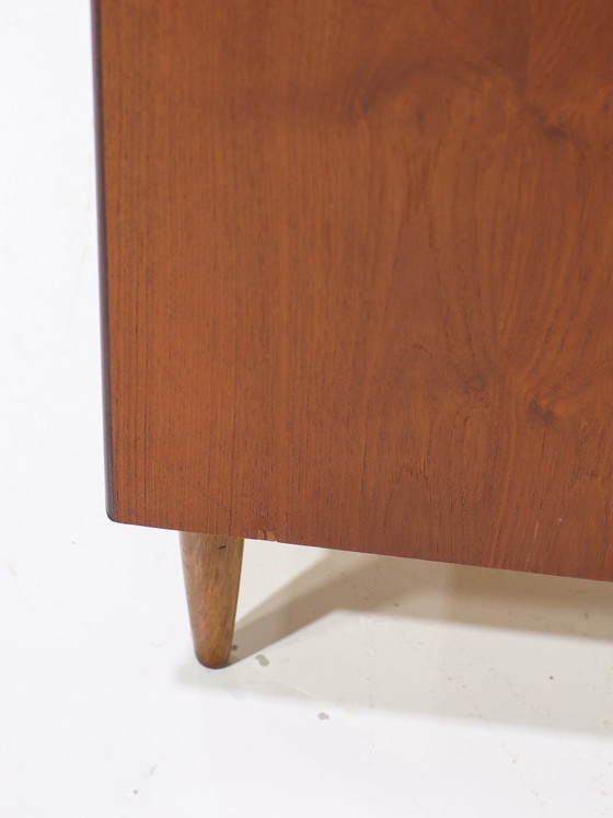 Image 1 of Hoge ladekast teak vintage Deens 1960s