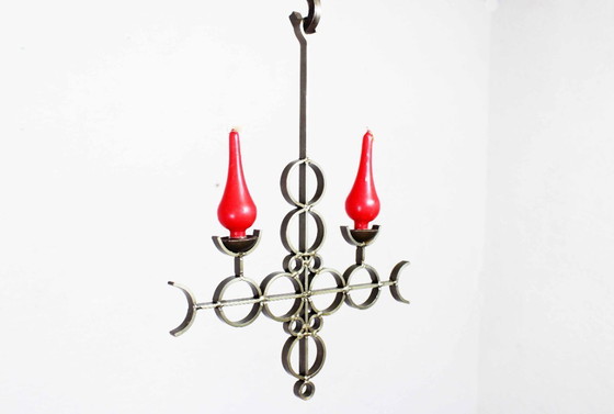 Image 1 of Candeliere scandinavo sospeso 1960