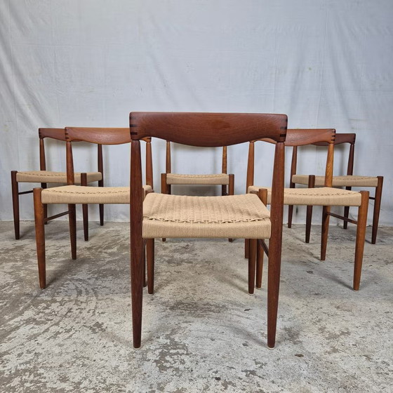 H.W. Klein, Bramin vintage Danish chairs 60's Mid Century – Chairs and lounge chairs, Scandinavian (photo 11 of 24)