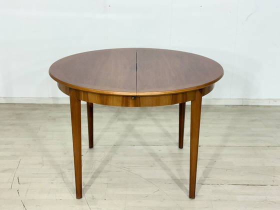 Image 1 of Beautiful vintage dining table / Mid-century kitchen table / Extendable wooden table