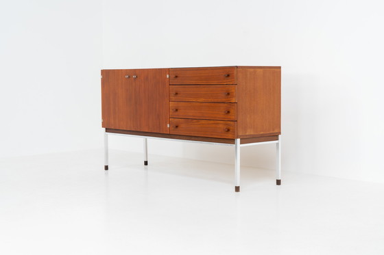 Image 1 of Modernist Sideboard in Teak (Belgium, 1950s)
