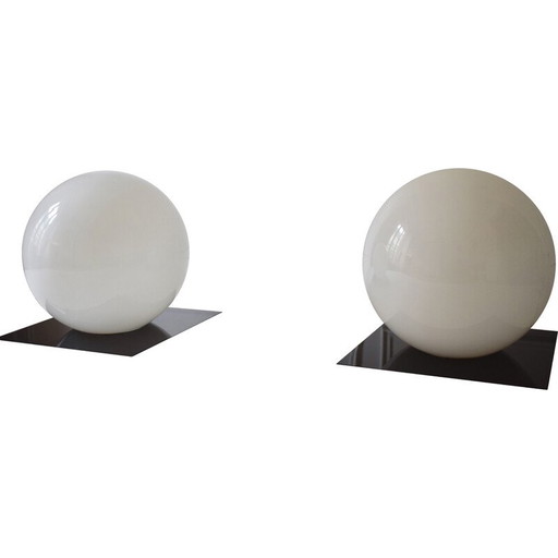 Paire de lampes Micol vintage par Sergio Mazza et Giuliana Gramigna pour Quatrifolio, 1970