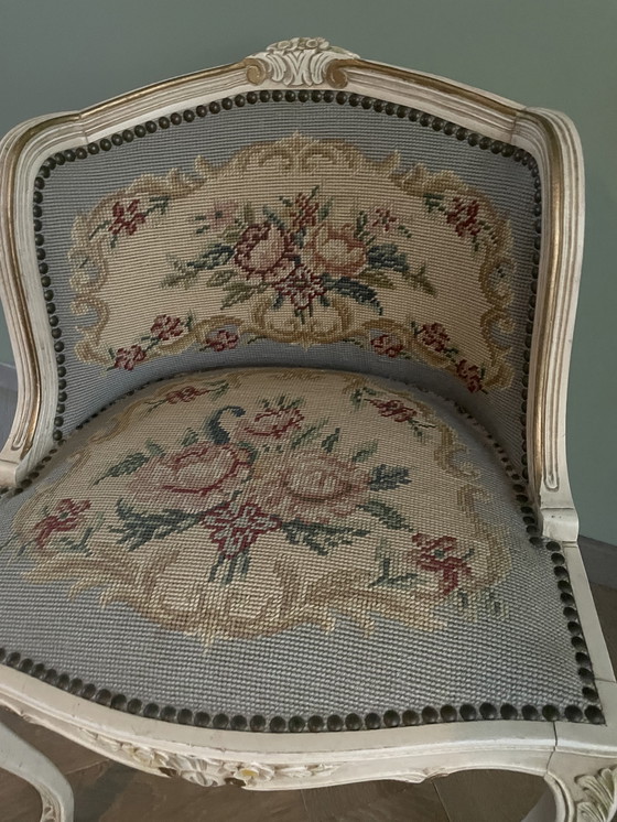 Image 1 of Louis Xv-stijl dames fauteuil