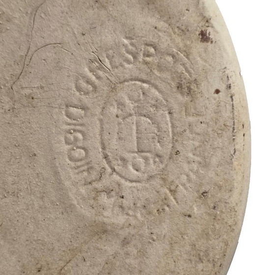 Image 1 of Grande vaso a imbuto francese smaltato di marrone, seconda metà del XX secolo