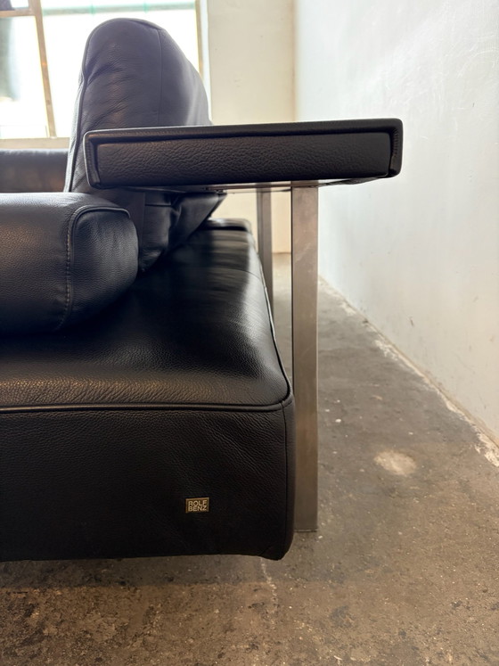 Rolf Benz Dono Divano Designer Pelle Nera Ottime Condizioni – Divani angolari (photo 6 of 11)